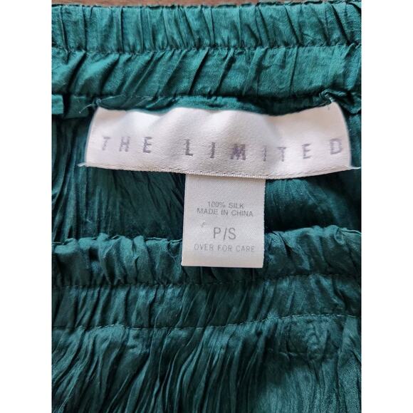 The Limited Emerald Green Silk Maxi Skirt - Picture 5 of 7